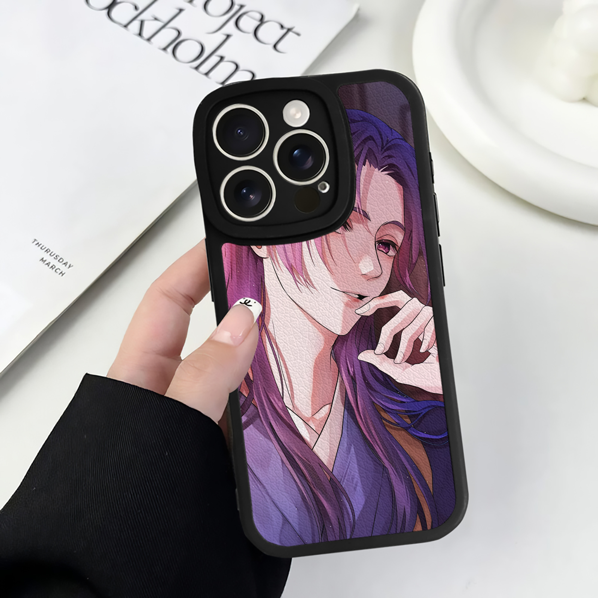 薬屋のひとりごと The Apothecary Diaries 【iPhone 16シリーズ対応】シリコンスマホケース（レザー調） 材質：シリコン
